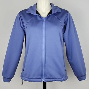 Columbia Women's Core Interchange Softshell Jacket Fleece Lined Purple Blue M